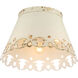 Eloise 3 Light 15.38 inch Antique Ivory Flush Mount Ceiling Light